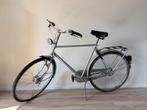 Klassieke zilveren Union-fiets met drie versnellingen, Ophalen of Verzenden, Gebruikt, Overige merken, Versnellingen