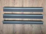 3x Hoppvals plisségordijn Ikea, Huis en Inrichting, Ophalen, Zo goed als nieuw, Grijs, Minder dan 100 cm