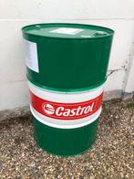 Stoer olievat Castrol 200ltr olievaten industrieel tafel, Ophalen of Verzenden