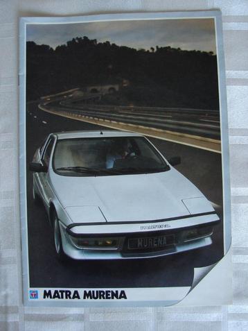 folder Talbot Matra Murena 1983 beschikbaar voor biedingen