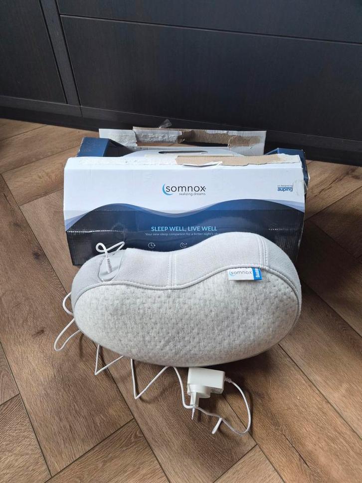 Somnox 1 Slaaprobot - Zo goed als nieuw! 1x gebruikt, Huis en Inrichting, Slaapkamer | Beddengoed, Zo goed als nieuw, Kussen, Eenpersoons