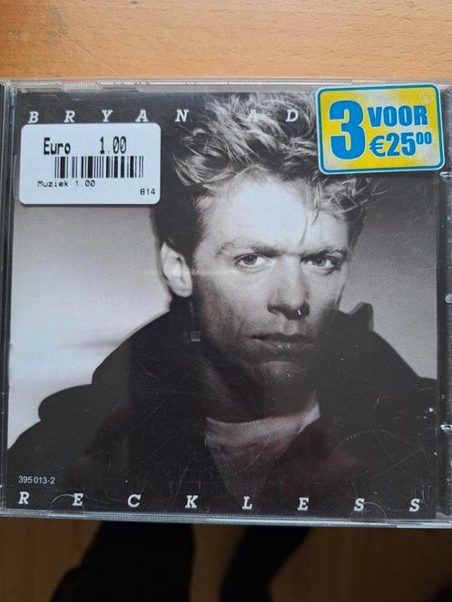 Bryan Adams Reckless, Cd's en Dvd's, Cd's | Pop, Zo goed als nieuw, Ophalen of Verzenden