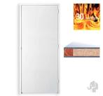 30 minuten brandwerende deur met kozijn Muurdikte 100 mm, Niet ingevuld, 80 tot 100 cm, Binnendeur, Niet ingevuld