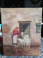 Schilderstukje, Antiek en Kunst, Kunst | Schilderijen | Klassiek, Ophalen of Verzenden