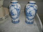 28c 2 vazen blauw  25 cm, Antiek en Kunst, Ophalen of Verzenden