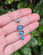 Labradoriet Ketting Azizi - Echt Zilver, Verzenden, Info@lavicollection.com, Nieuw, Hoofdstraat 18C