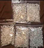 Parelmoer druppel kralen 30 gr per zakje 3,00, Ophalen, Nieuw, Kraal