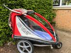 Kid Car Cocoon fietskar met babyschaal, Fietsen en Brommers, Fietsaccessoires | Aanhangers en Karren, Gebruikt, Opvouwbaar, 40 tot 60 kg