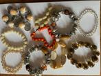 Sieraden Armbanden Diverse Tien stuks, Ophalen of Verzenden, Gebruikt, Overige kleuren, Overige materialen