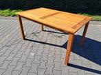 Oriëntal Garden teakhouten tuintafel 150x90x75(h)cm, Ophalen, Gebruikt, Rechthoekig, Teakhout