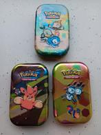 3x Pokemon LEEG blikje voor kaarten, Ophalen of Verzenden, Zo goed als nieuw