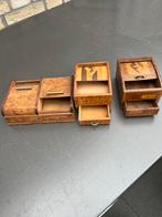 Kleine houten rolkastjes, Doe-het-zelf en Verbouw, Kratten en Dozen, Ophalen of Verzenden, Zo goed als nieuw, Minder dan 40 cm