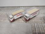 2x Wiking 436/17 Mercedes-Benz 1017 Meyer vrachtwagen 1:87, Ophalen of Verzenden, Zo goed als nieuw, Bus of Vrachtwagen, Wiking