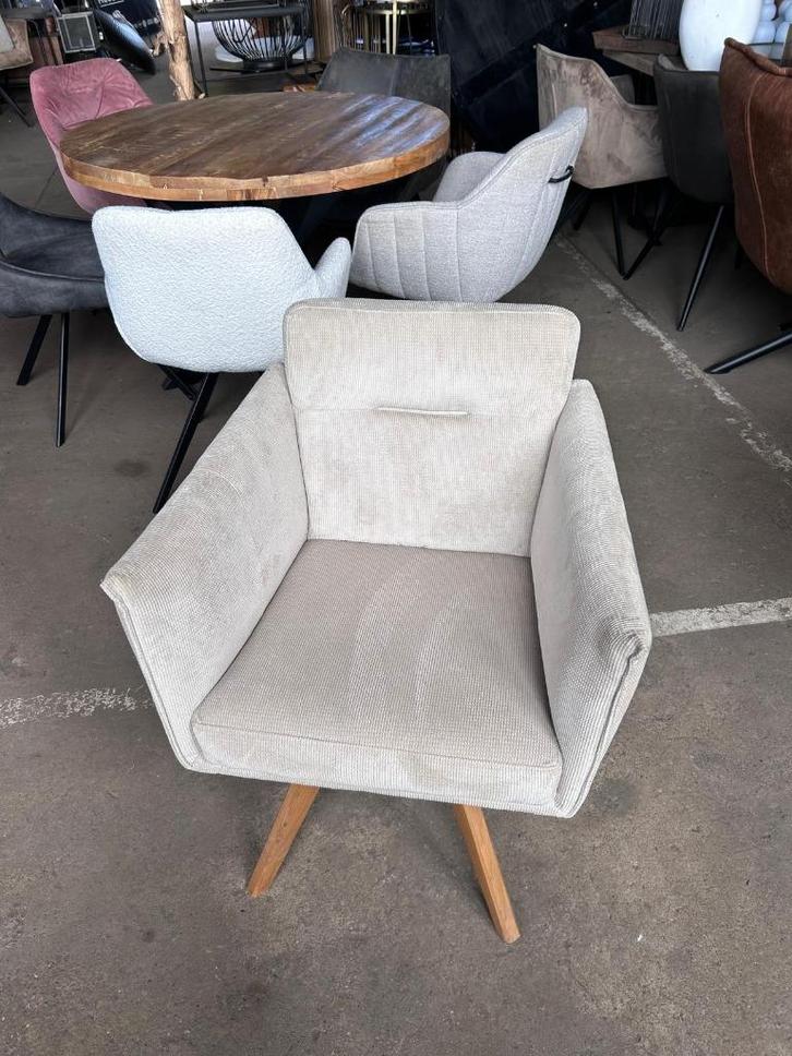 Amsterdam draaistoel beige !outlet korting!, Huis en Inrichting, Stoelen, Nieuw, Eén, Kunststof, Overige kleuren, Ophalen