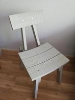 Industriell grijze eetkamerstoel Piet Hein Eek voor Ikea, Ophalen, Zo goed als nieuw, Hout, Eén