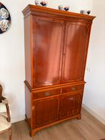 Heldense Kersenhouten kast., Ophalen, Gebruikt, 100 tot 150 cm, Rond