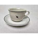 # Nespresso cappuccino kop en schotel, Gebruikt, Ophalen of Verzenden, Overige stijlen, Kop(pen) en/of Schotel(s)