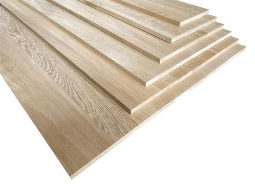 Massief eiken panelen -18 & 25 & 40 mm -  Scherpe prijzen!, Doe-het-zelf en Verbouw, Platen en Panelen, Nieuw, Hout, Minder dan 20 mm