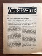 Bevrijding. 14 Mei 1945. ex-illegaal krantje Vrije Gedachten, Boeken, Verzenden, Overige onderwerpen, Tweede Wereldoorlog, Gelezen