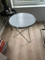 Industriële Bijzettafel, Ophalen, Metaal of Aluminium, Rond, 55 tot 75 cm