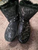 Zwarte Laarsjes met Glitter - Maat 39, Ophalen of Verzenden, Zo goed als nieuw, Zwart