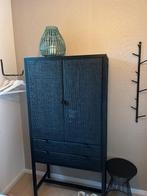 Kast Alexia webbing 2-deurs zwart en 2 laden, 50 tot 100 cm, Zo goed als nieuw, 150 tot 200 cm, 25 tot 50 cm