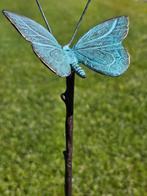 VLINDER / tuinprikker / brons, Ophalen of Verzenden, Huis en tuin decoratie Marie, Info@huisentuindecoratiemarie.nl, Peize