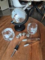 Whisiskey Wereldbol Karaf Set, Ophalen of Verzenden, Zo goed als nieuw