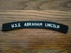 USS Abraham Lincoln , us navy patch , 1988-nu, Verzamelen, Militaria | Algemeen, Verzenden, Marine, Amerika, Embleem of Badge