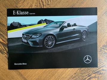 Intro brochure Mercedes-Benz E-klasse cabriolet A238 2017 beschikbaar voor biedingen