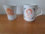 Mok Juliana 25 jaar koningin,   troonwisseling 1980, Ophalen of Verzenden, Zo goed als nieuw, Servies
