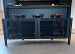 Designer Tv meubel zwart aciahout van Made, Huis en Inrichting, Kasten | Televisiemeubels, Minder dan 100 cm, 25 tot 50 cm, Overige materialen