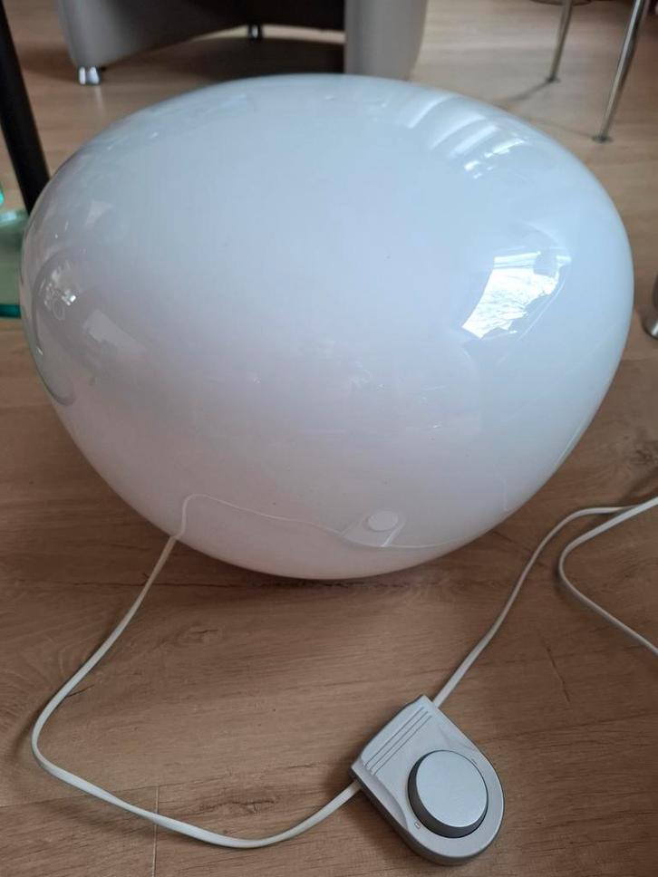 Vintage Ikea Jonisk vloerlamp Carl Ojerstam met LED, Huis en Inrichting, Lampen | Vloerlampen, Gebruikt, Minder dan 100 cm, Kunststof
