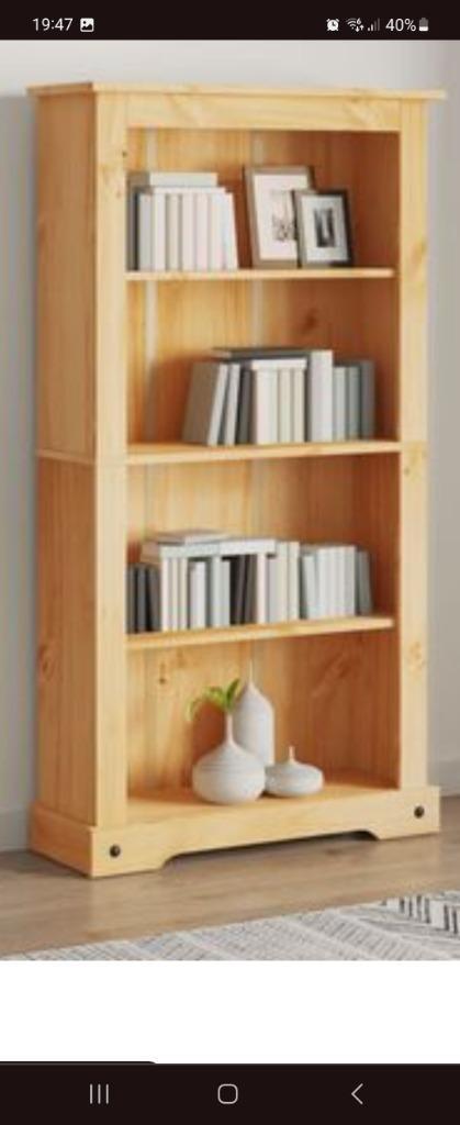 boekenkast, Huis en Inrichting, Kasten | Boekenkasten, Nieuw, 50 tot 100 cm, 150 tot 200 cm, 25 tot 50 cm, Met plank(en), Grenenhout