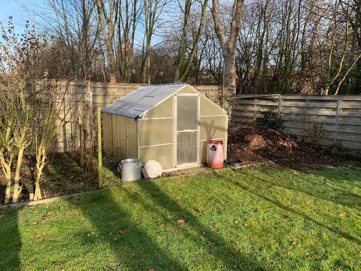 Kweekkas tuinkas, Tuin en Terras, Kassen, Gebruikt, Kweekkas, Aluminium, Polycarbonaat, Ophalen