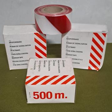 3 x 500 meter afzetlint / markeringslint NIEUW beschikbaar voor biedingen