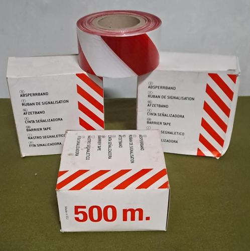 3 x 500 meter afzetlint / markeringslint NIEUW, Doe-het-zelf en Verbouw, Overige Doe-het-zelf en Verbouw, Nieuw, Ophalen of Verzenden