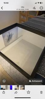 Nissedal spiegel zwart, Huis en Inrichting, Woonaccessoires | Spiegels, Ophalen of Verzenden, Zo goed als nieuw, Rechthoekig, Minder dan 100 cm