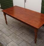 Grote antieke 202x90x78 cm grenen eettafel keukentafel tafel, Ophalen, Gebruikt, 200 cm of meer, 50 tot 100 cm