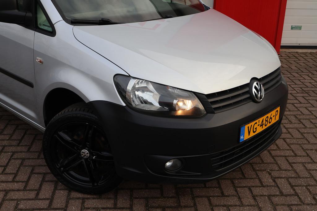 Volkswagen Caddy 1.6 TDI | Origineel NL | Airco | Trekhaak |, Auto's, Bestelauto's, Voorwielaandrijving, Euro 5, Stof, Gebruikt
