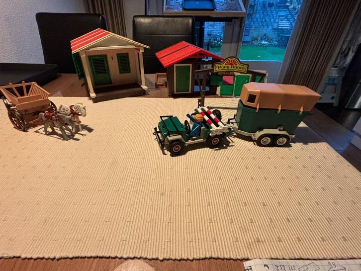 Playmobil Ranch, Speeltuin, poppetjes, dieren, Kinderen en Baby's, Speelgoed | Playmobil, Gebruikt, Los playmobil, Ophalen