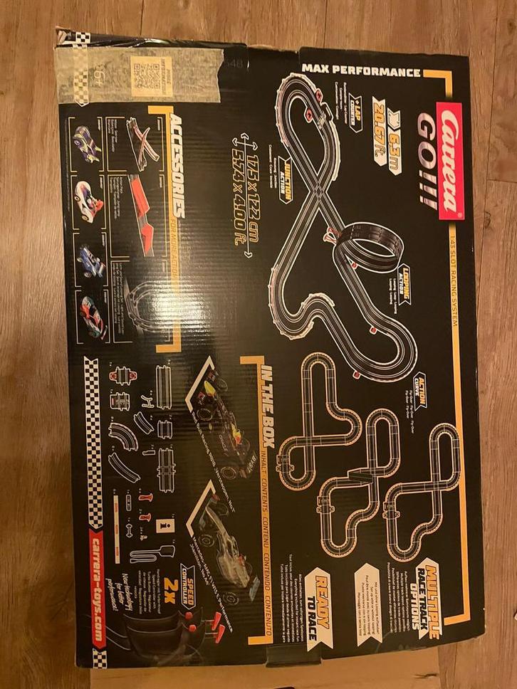 Carrera Go Racebaan, Kinderen en Baby's, Speelgoed | Racebanen, Gebruikt, Racebaan, Elektrisch, Carrera, Met looping, Ophalen of Verzenden