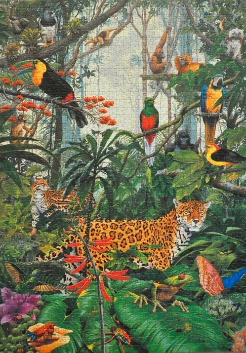 Rainforest - Ravensburger puzzel van 1500 stukjes, Hobby en Vrije tijd, Denksport en Puzzels, Gebruikt, Legpuzzel, Ophalen of Verzenden