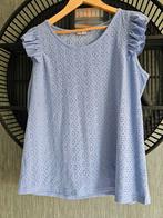 Broderie shirt, Paars, Maat 46/48 (XL) of groter, Nieuw, Ophalen of Verzenden