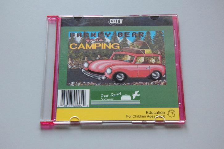 Commodore CDTV : Barney Bear Goes Camping, Computers en Software, Vintage Computers, Ophalen of Verzenden