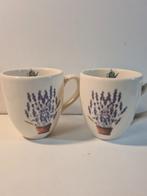 Royal Orchid Stoneware - Set van 2 mokken, Keramiek, Ophalen of Verzenden, Zo goed als nieuw, Overige stijlen
