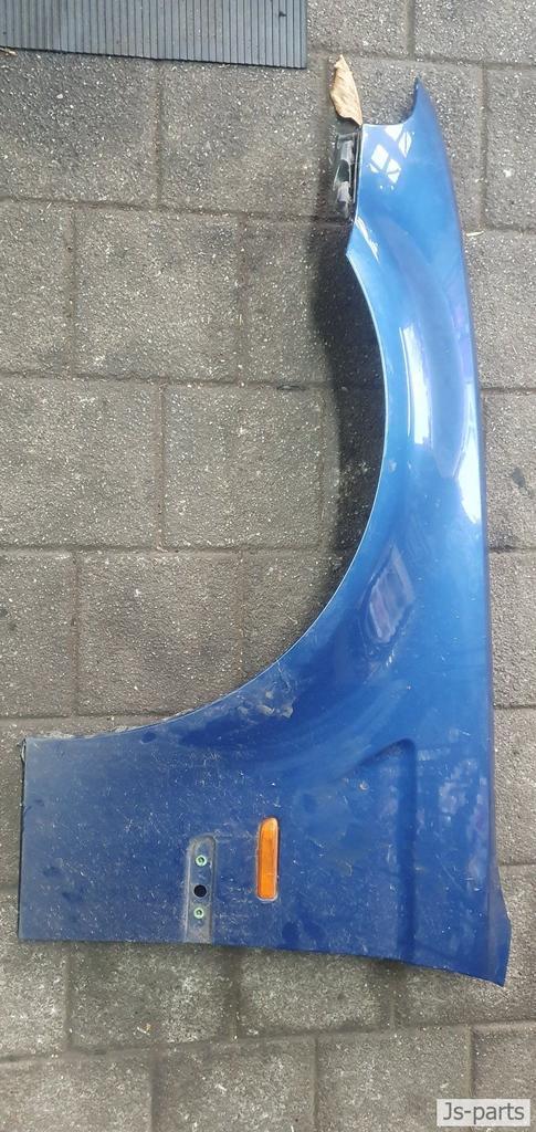 Voorscherm links topas blau BMW 3-serie E46 compact, Auto-onderdelen, Carrosserie en Plaatwerk, Spatbord, BMW, Links, Gebruikt