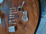 Een prachtig antiek lotje verzilverd laaste spulletjes mooi, Antiek en Kunst, Ophalen of Verzenden