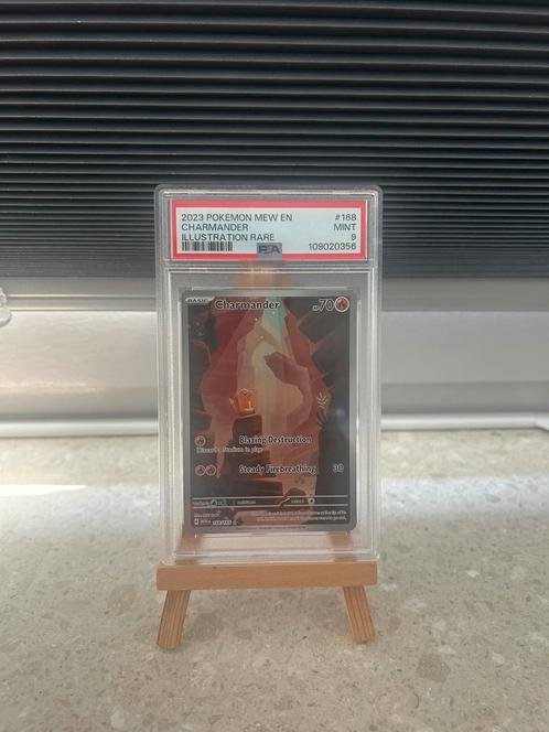 Charmander #168 PSA 9, Hobby en Vrije tijd, Verzamelkaartspellen | Pokémon, Zo goed als nieuw, Losse kaart, Ophalen of Verzenden