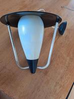 Vintage Jaren 50 Hanglamp Midcentury, Gebruikt, Ophalen of Verzenden, Glas, Midcentury